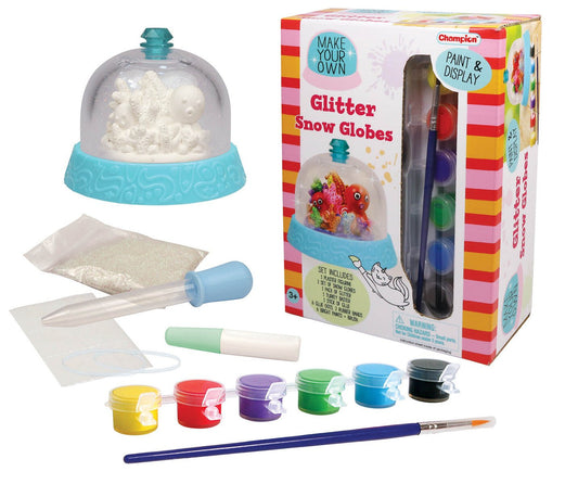 MAKE YOUR OWN GLITTER SNOW GLOBE - SEA CREATURES - Bamboo Sprout