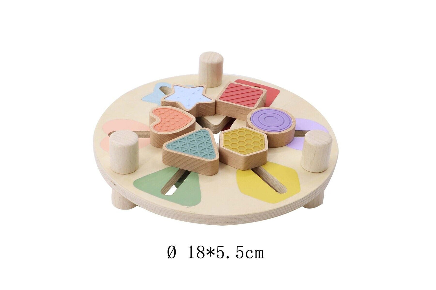 WOODEN SHAPE & COLOUR MATCH TABLE - Bamboo Sprout