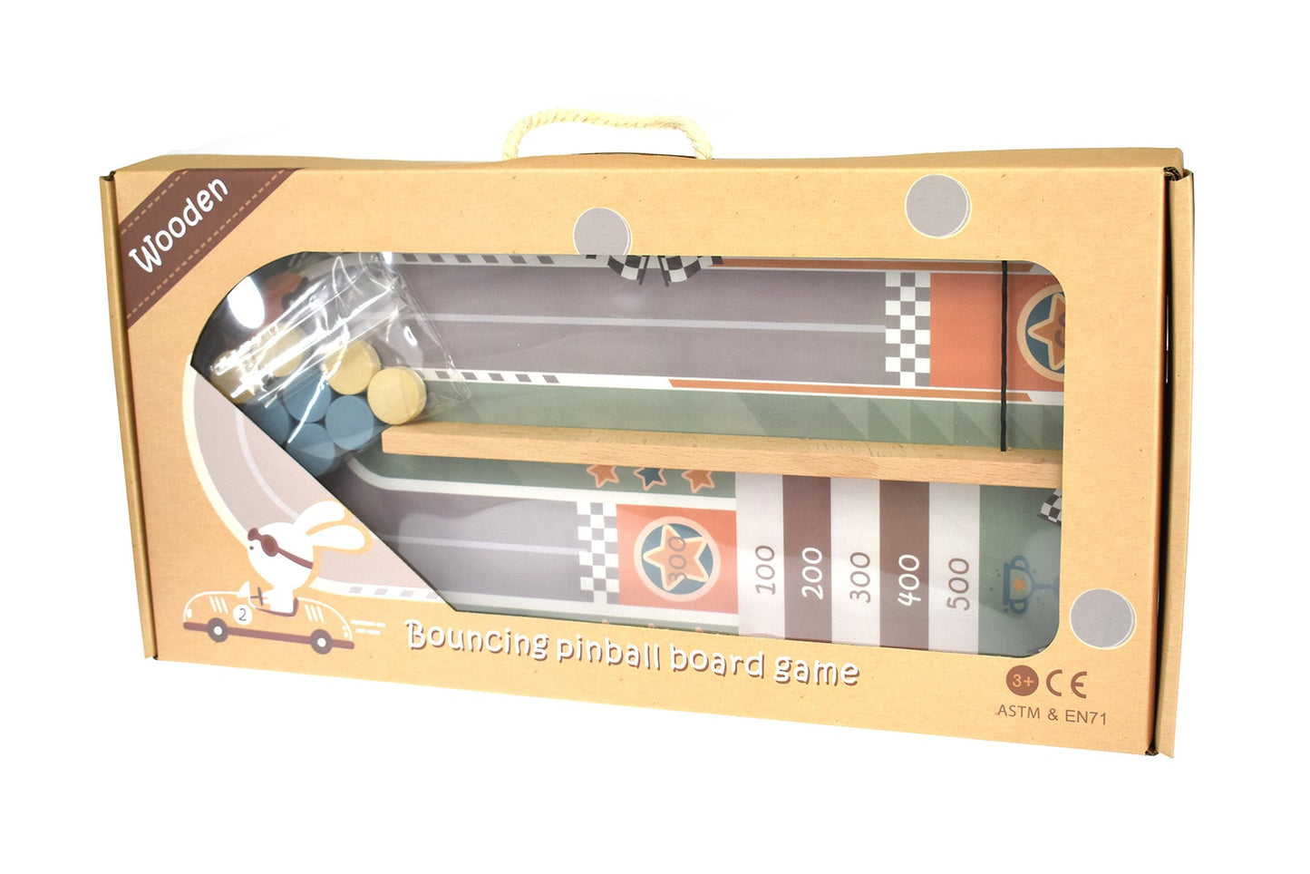 WOODEN SLING PINBALL GAME - Bamboo Sprout