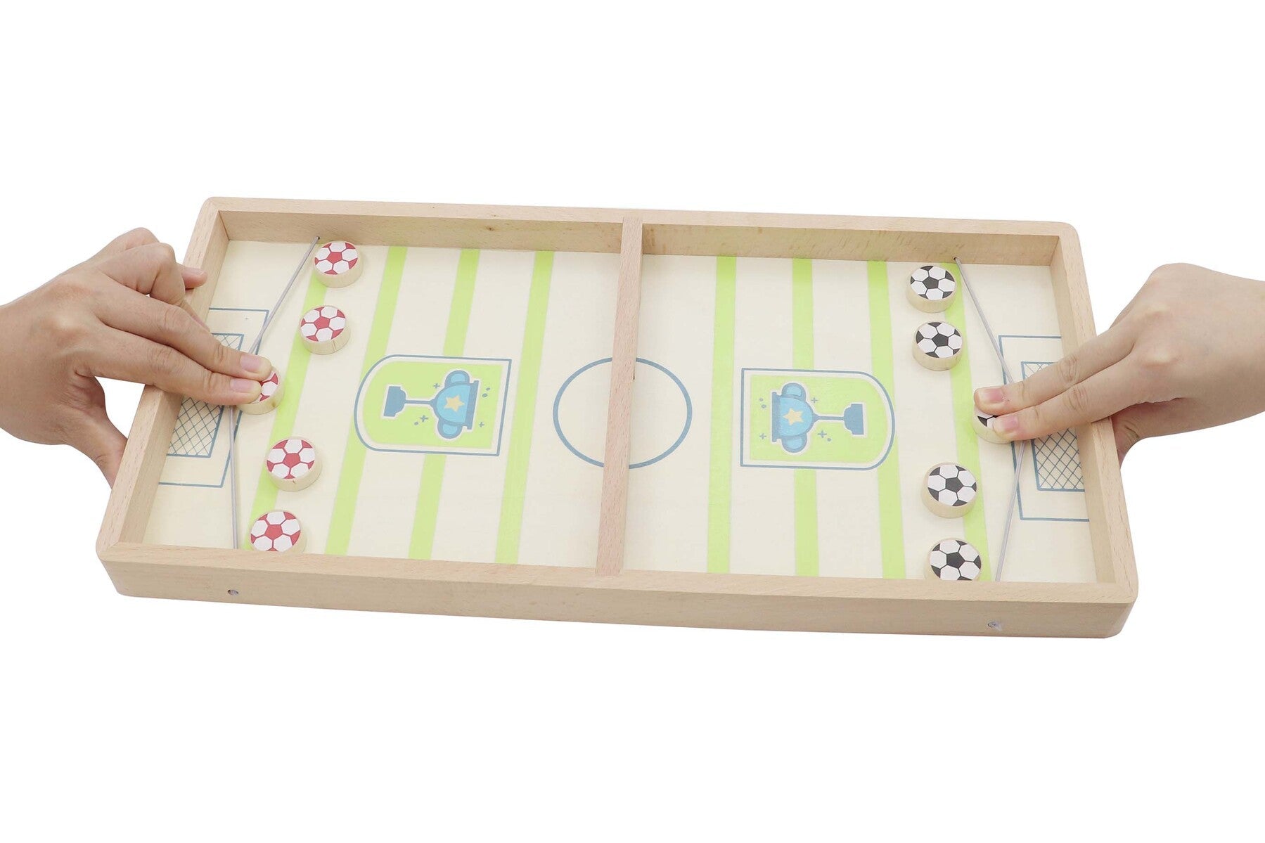 WOODEN SLING SOCCER GAME - Bamboo Sprout