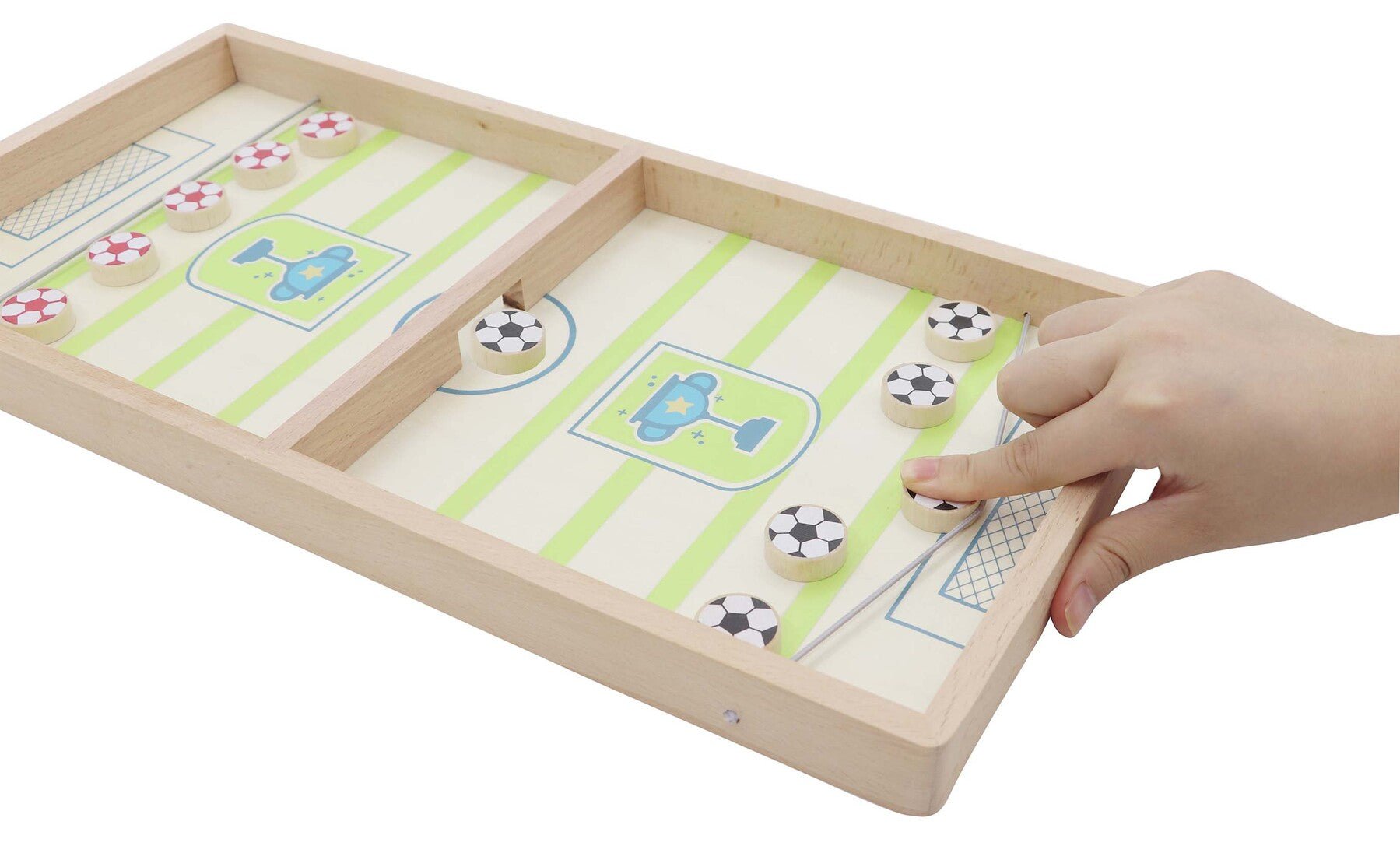 WOODEN SLING SOCCER GAME - Bamboo Sprout
