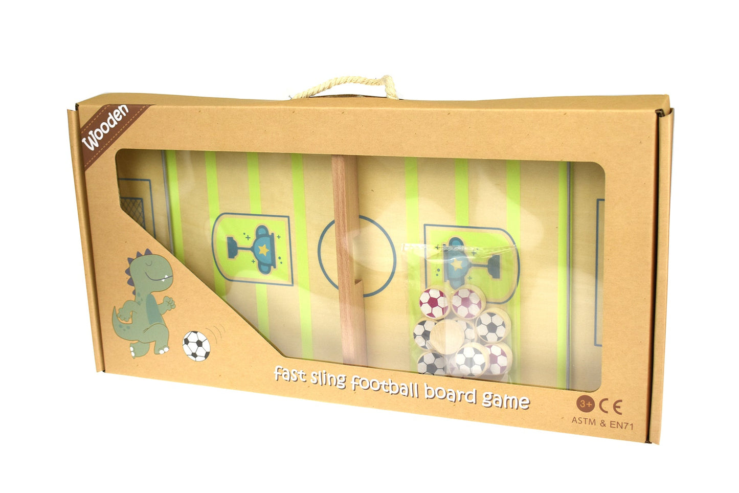 WOODEN SLING SOCCER GAME - Bamboo Sprout