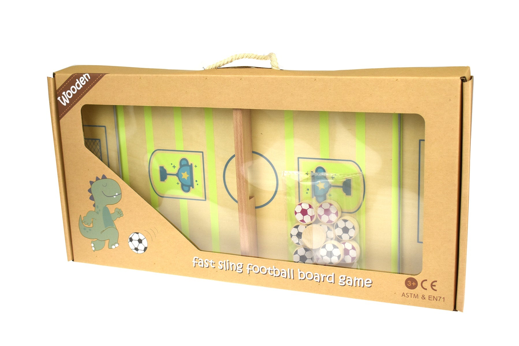 WOODEN SLING SOCCER GAME - Bamboo Sprout