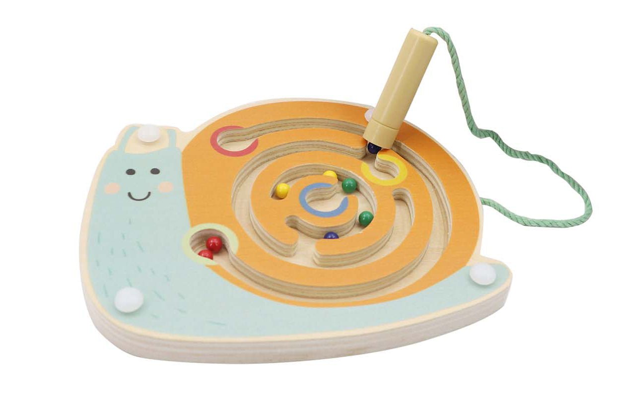 WOODEN SNAIL MAGNETIC LABYRINTH - Bamboo Sprout