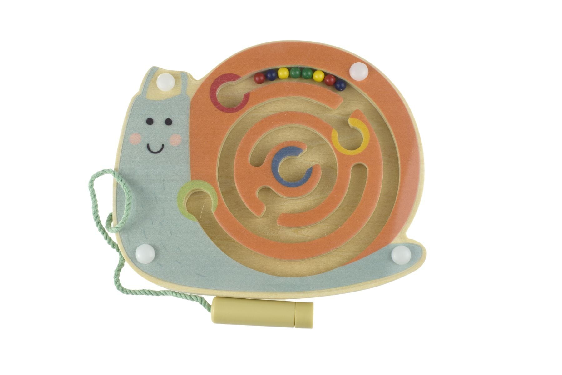 WOODEN SNAIL MAGNETIC LABYRINTH - Bamboo Sprout
