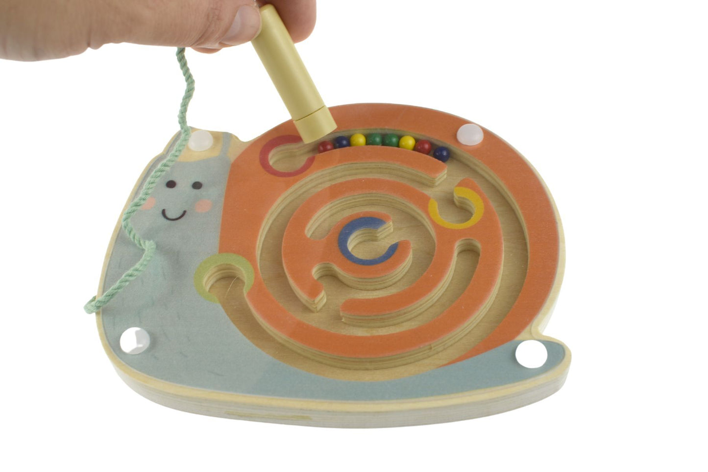 WOODEN SNAIL MAGNETIC LABYRINTH - Bamboo Sprout