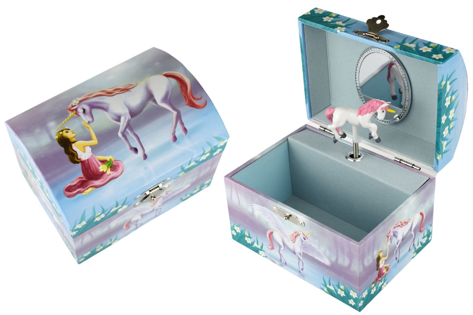 SUGARPLUM UNICORN DOME MUSIC BOX - Bamboo Sprout