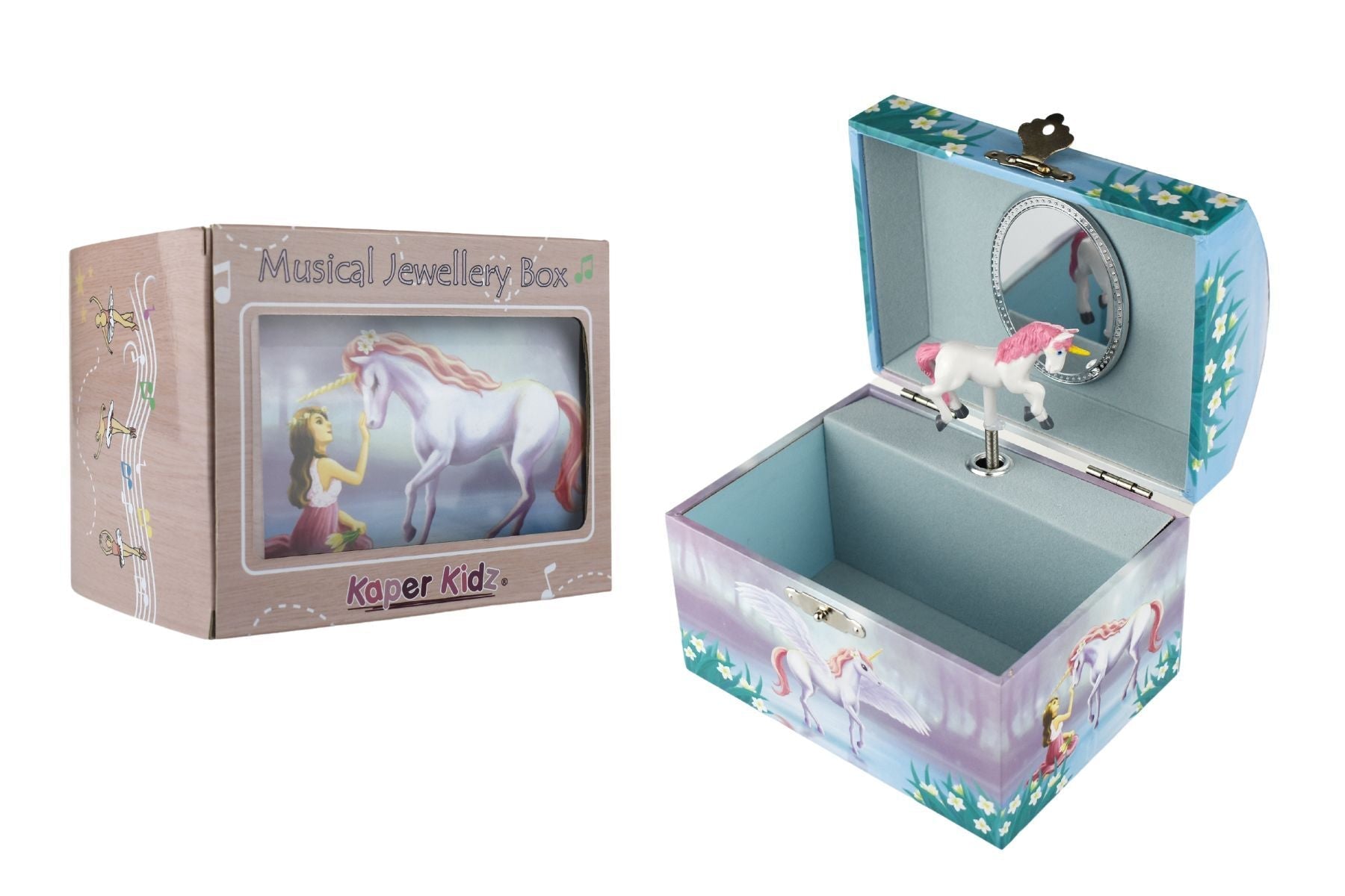 SUGARPLUM UNICORN DOME MUSIC BOX - Bamboo Sprout