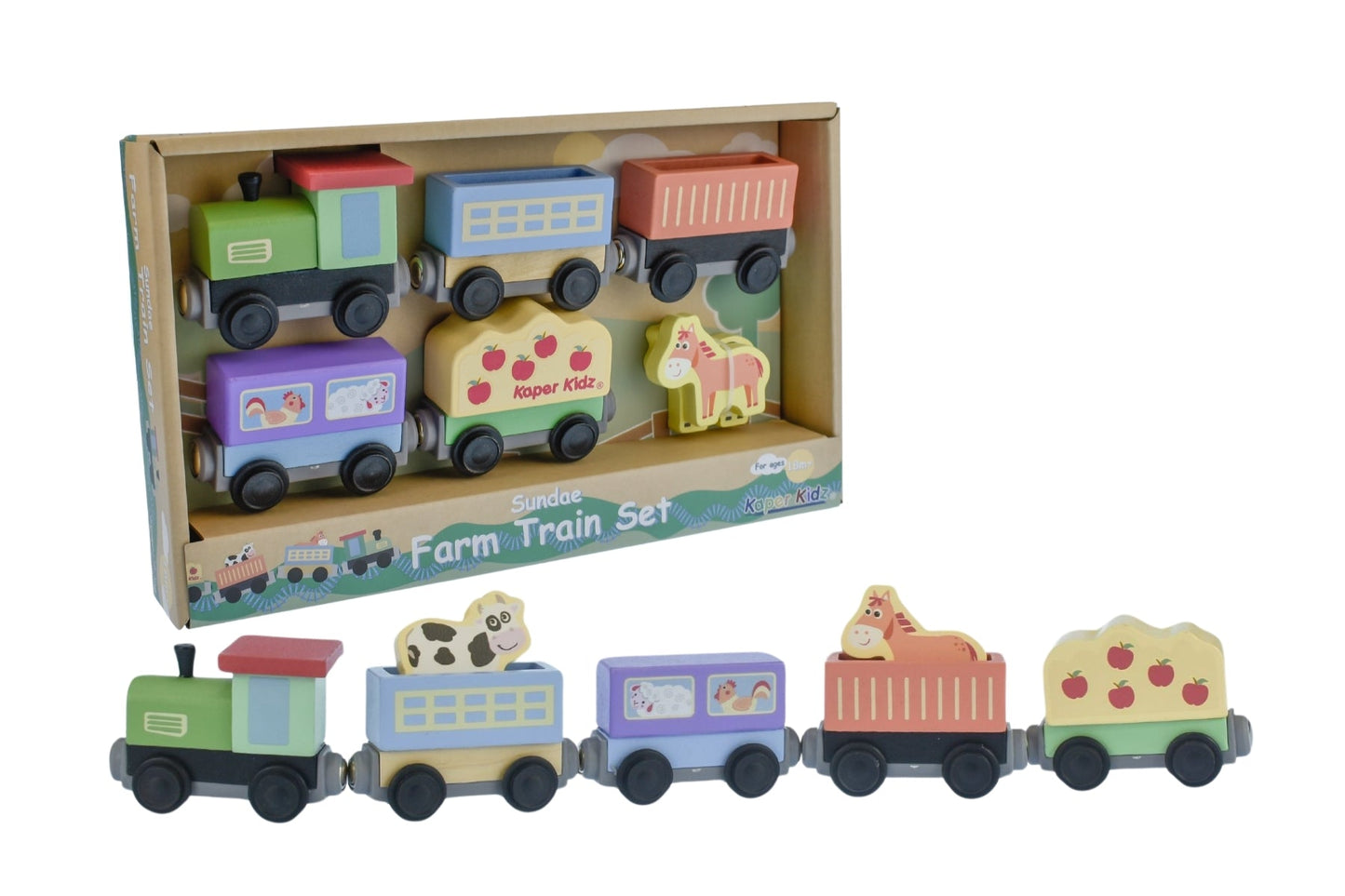 SUNDAE FARM TRAIN SET - Bamboo Sprout