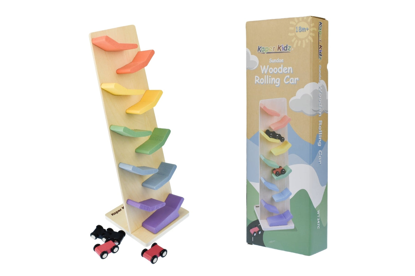 SUNDAE ROLLING CAR - Bamboo Sprout