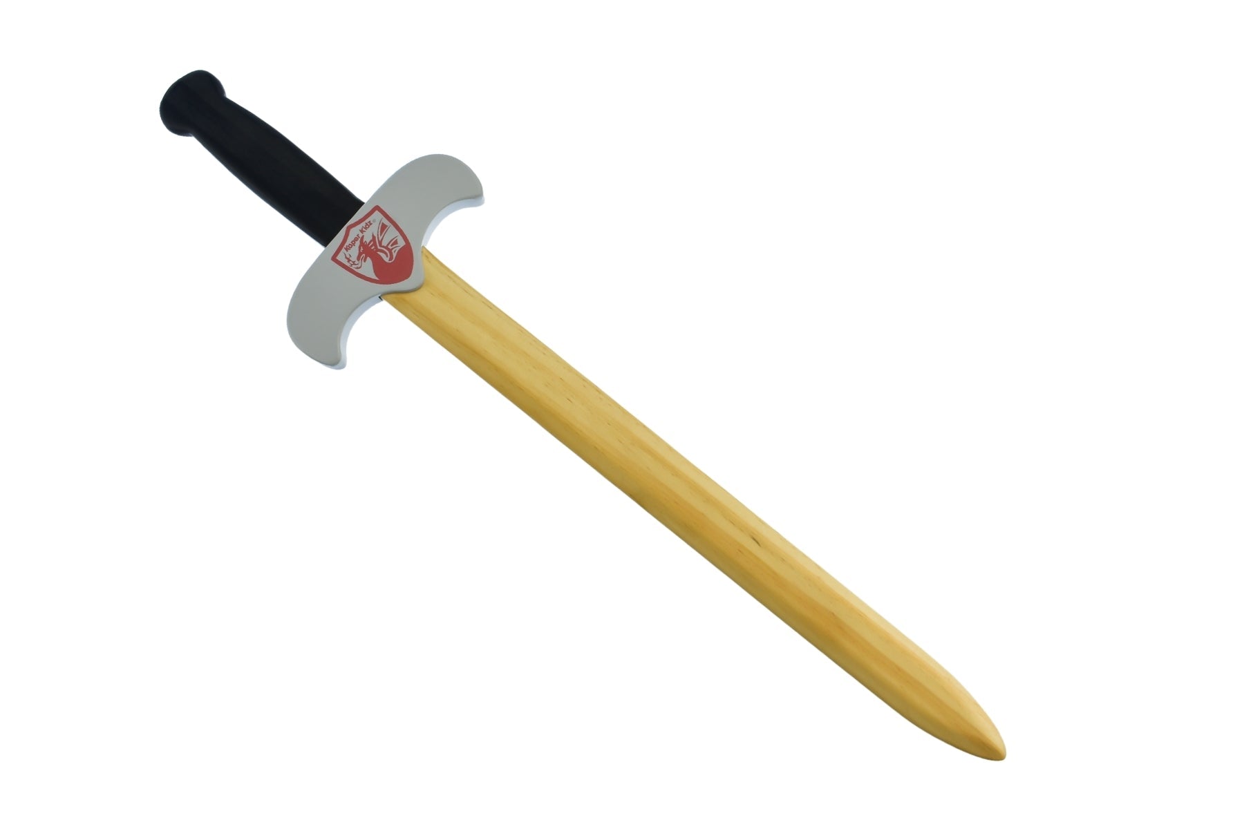 Kaper Kidz Sword and Shield set featuring a colorful dragon design for kids, perfect for imaginative play.