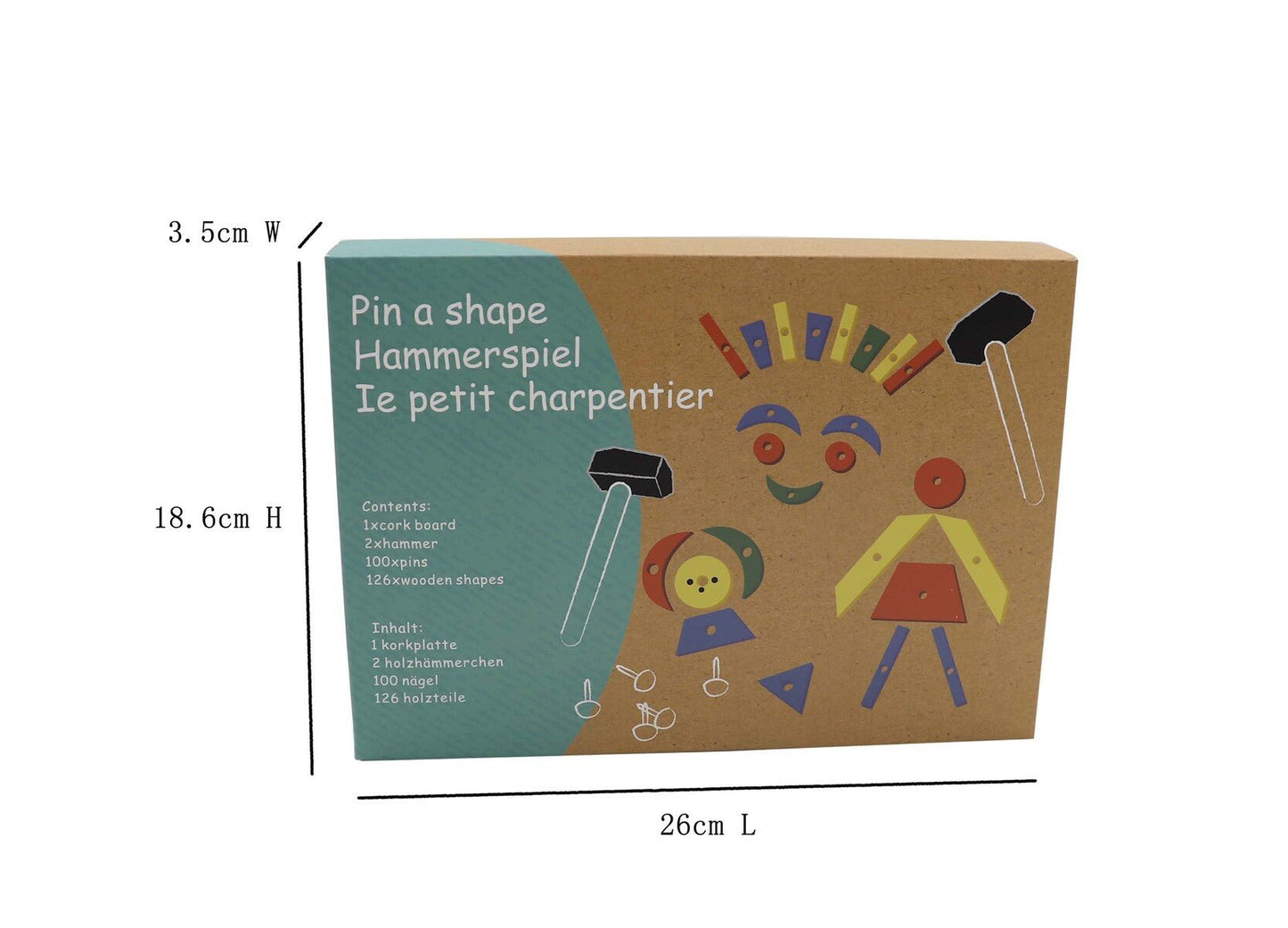 TAP A SHAPE WITH HAMMER AND NAILS - Bamboo Sprout