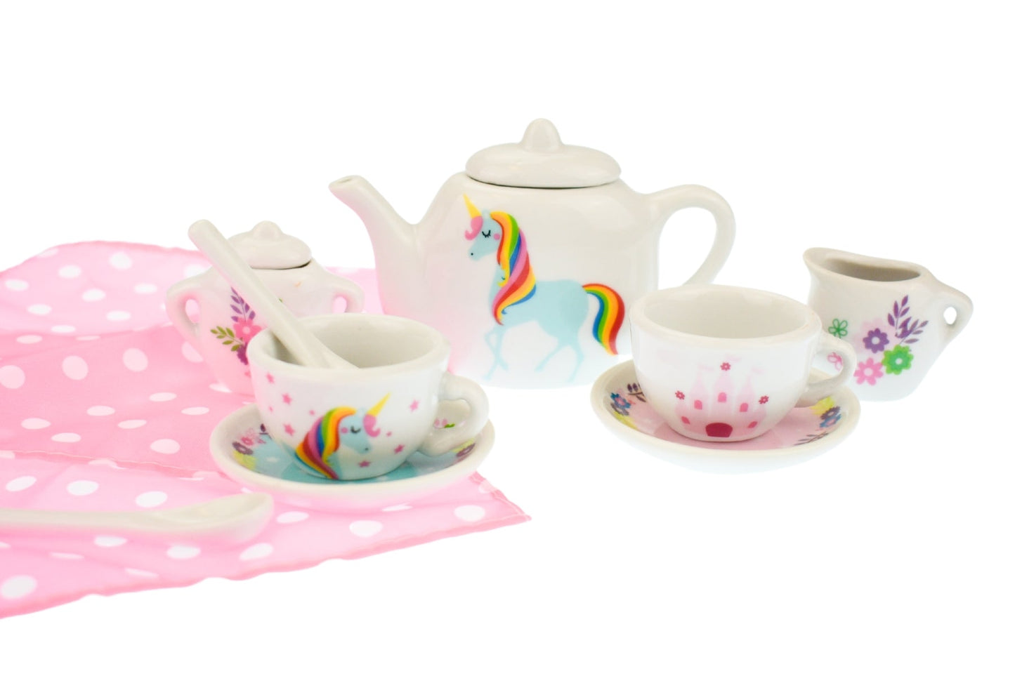 UNICORN PORCELAIN TEA SET 13PCS - Bamboo Sprout