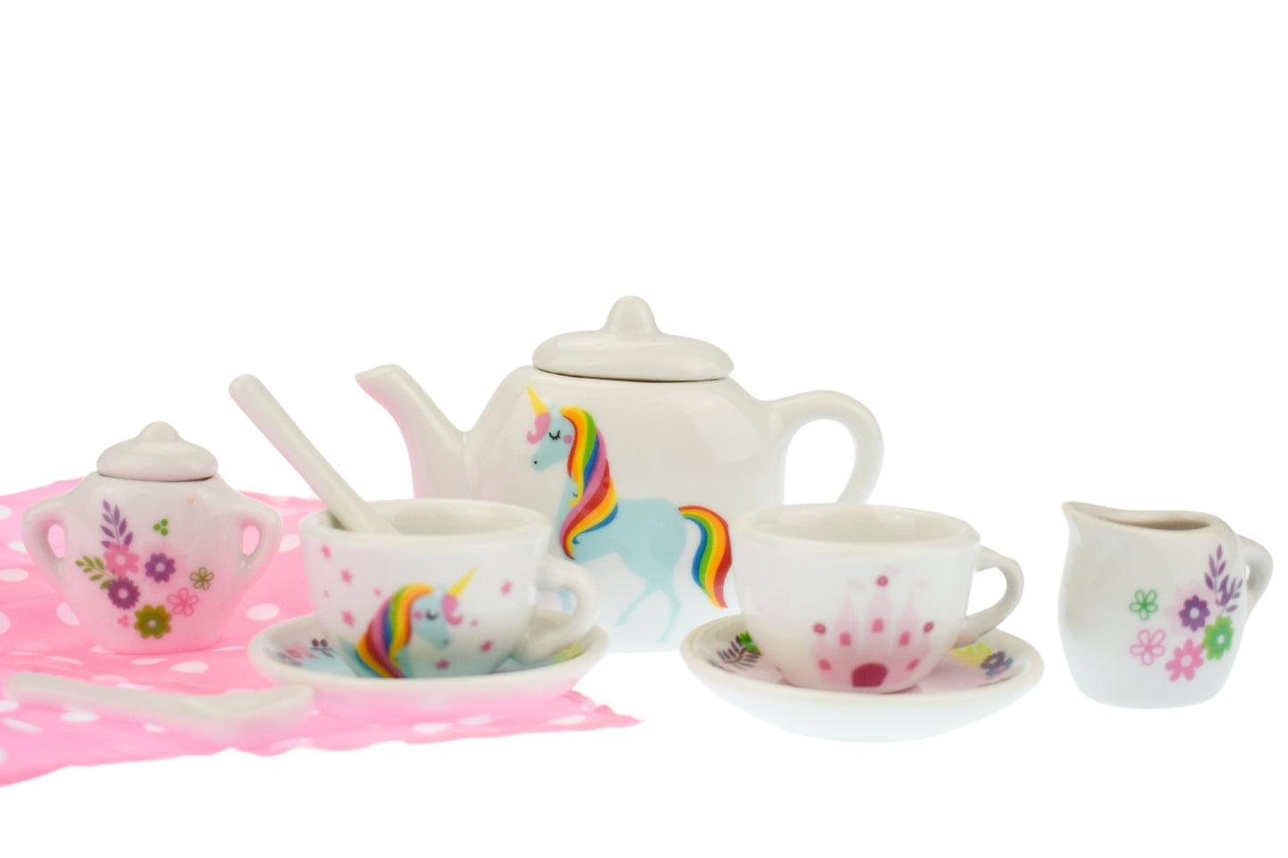 UNICORN PORCELAIN TEA SET 13PCS - Bamboo Sprout