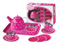 WHITE POLKA DOT ON PINK TIN TEA SET 15PCS - Bamboo Sprout