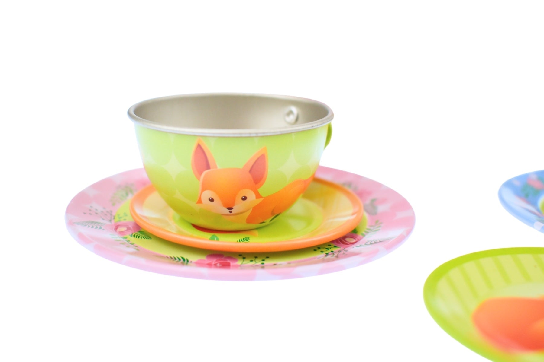 WOODLAND FOX TIN TEA SET 15PCS - Bamboo Sprout