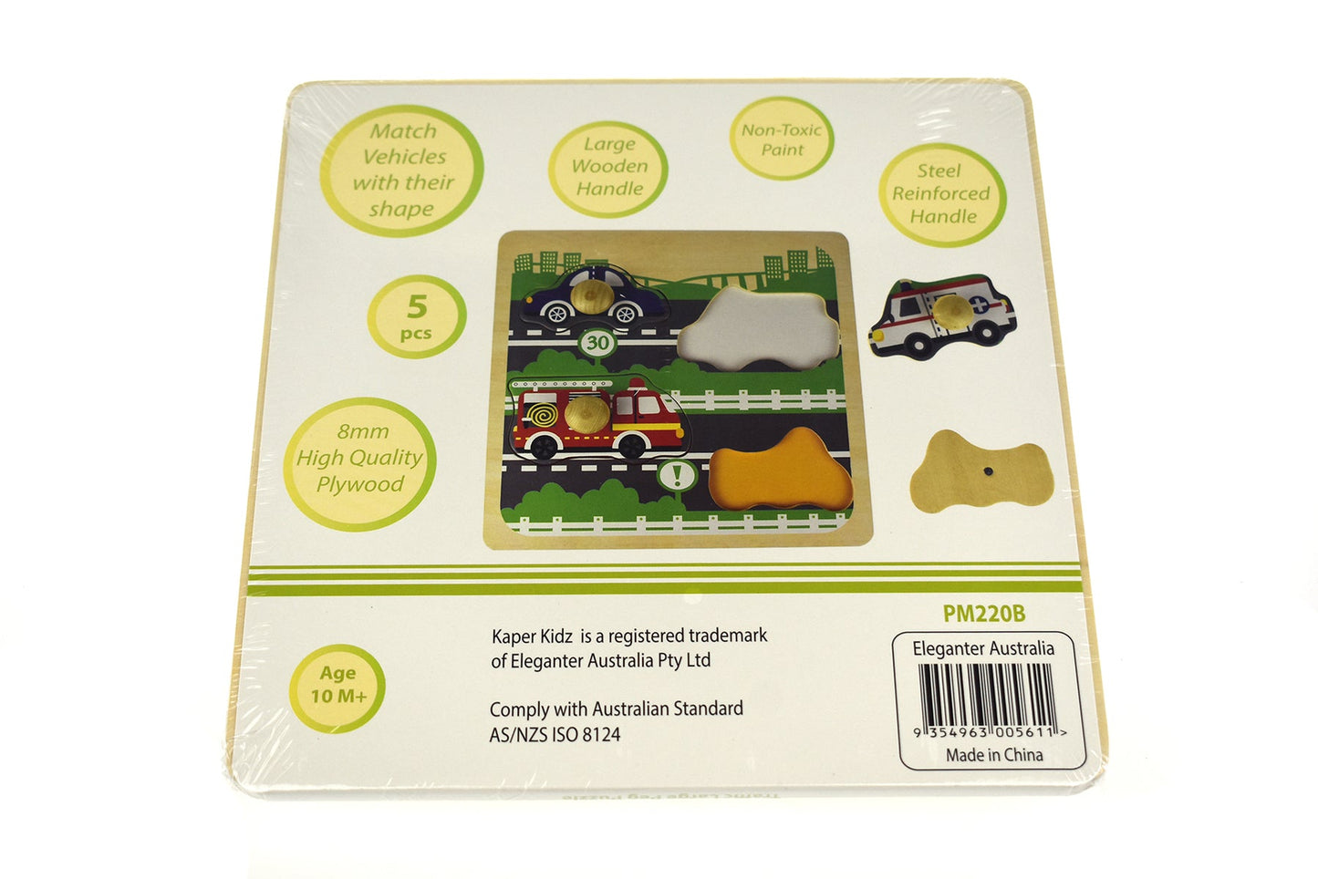 TRAFFIC LARGE PEG PUZZLE - Bamboo Sprout