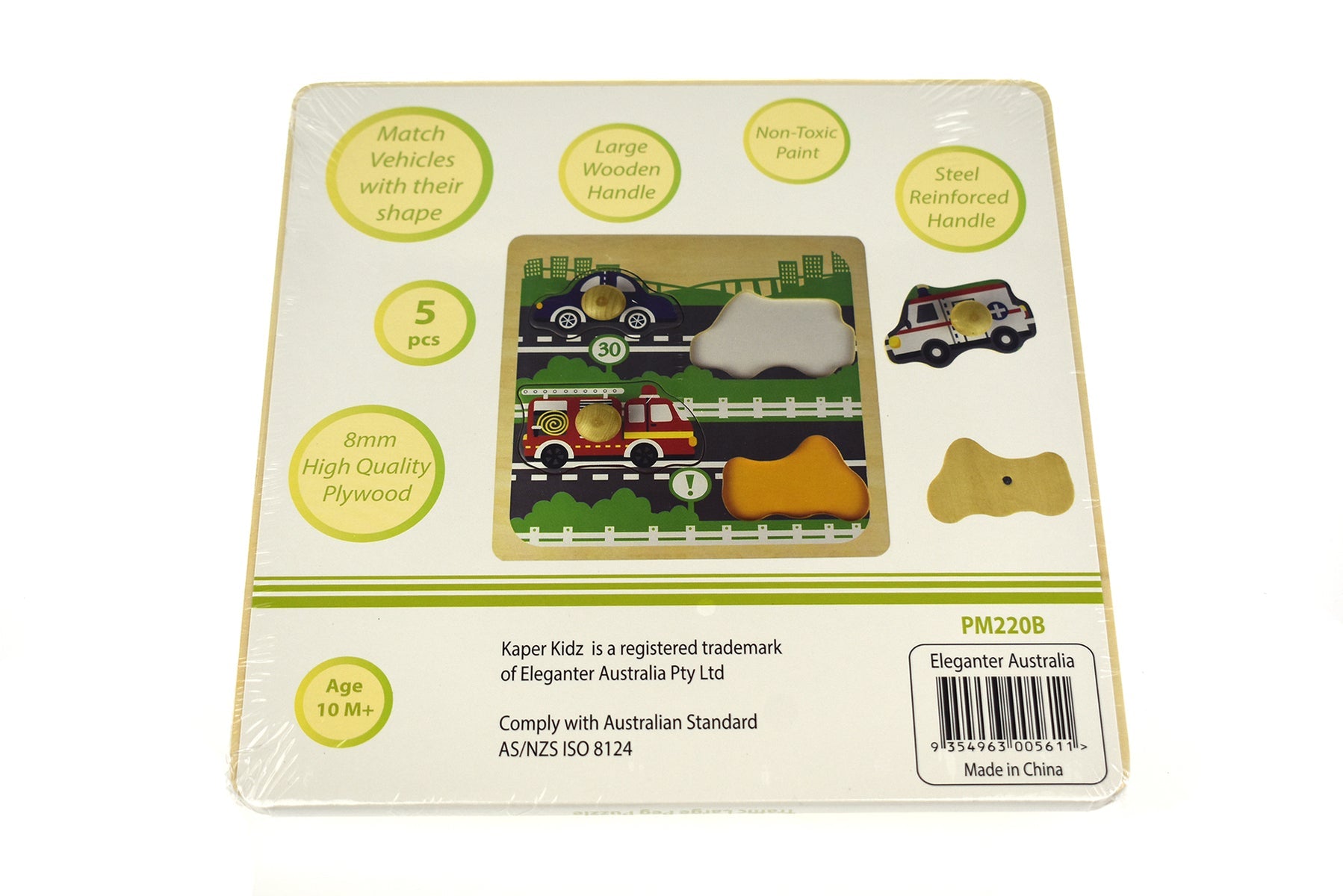 TRAFFIC LARGE PEG PUZZLE - Bamboo Sprout