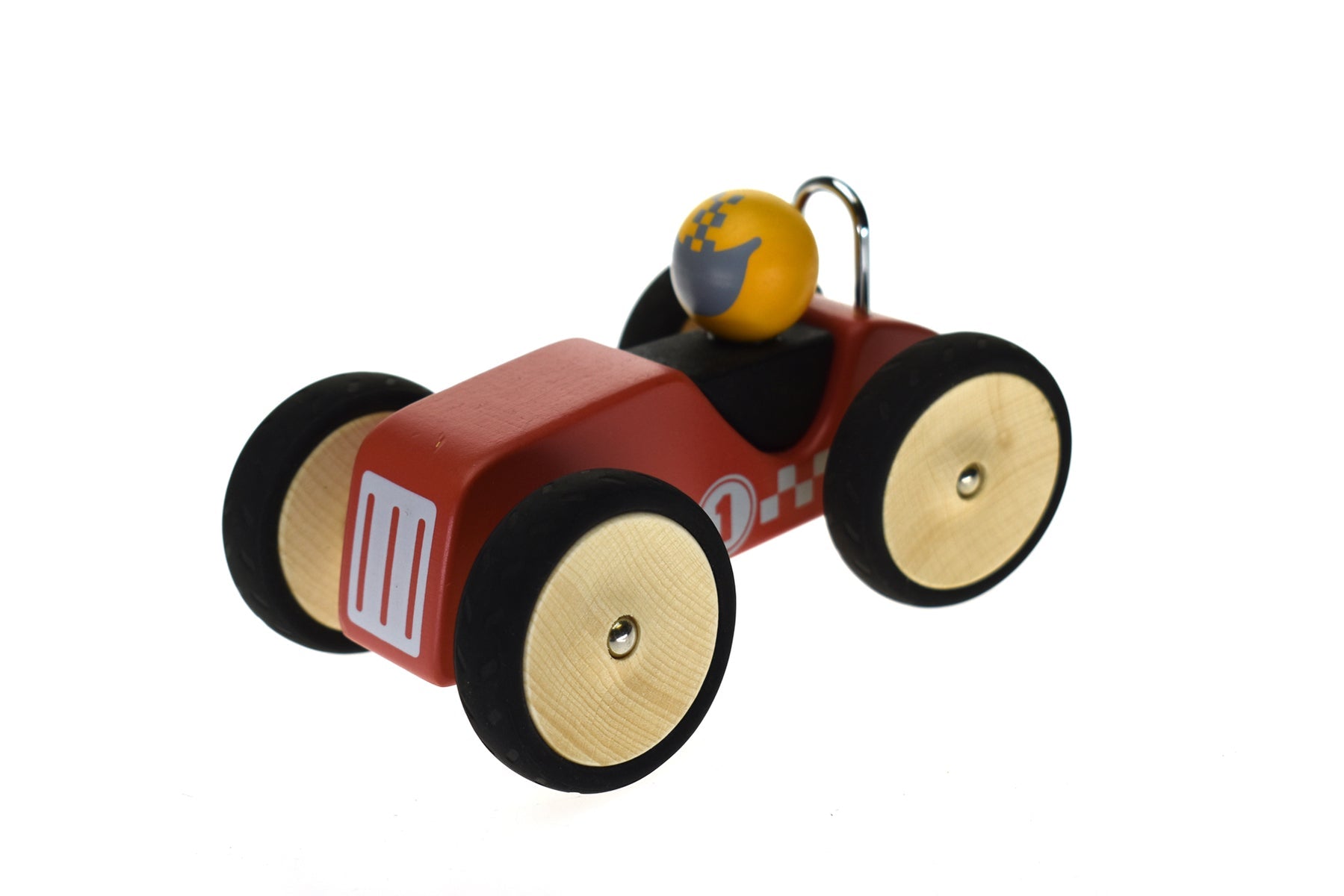 RETRO RACING CAR RED - LARGE - Bamboo Sprout