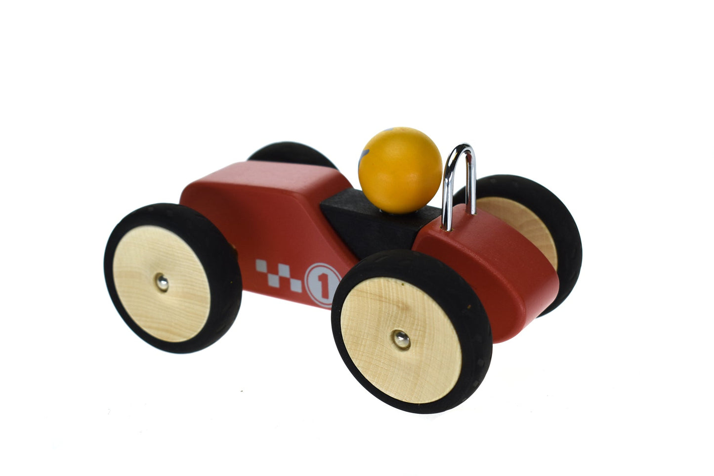RETRO RACING CAR RED - LARGE - Bamboo Sprout