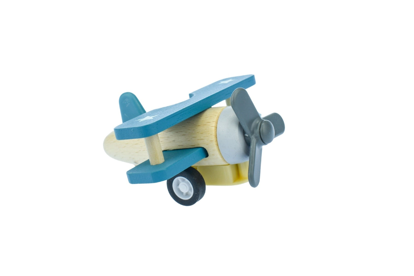 RETRO PULL BACK BIPLANE GREEN - Bamboo Sprout