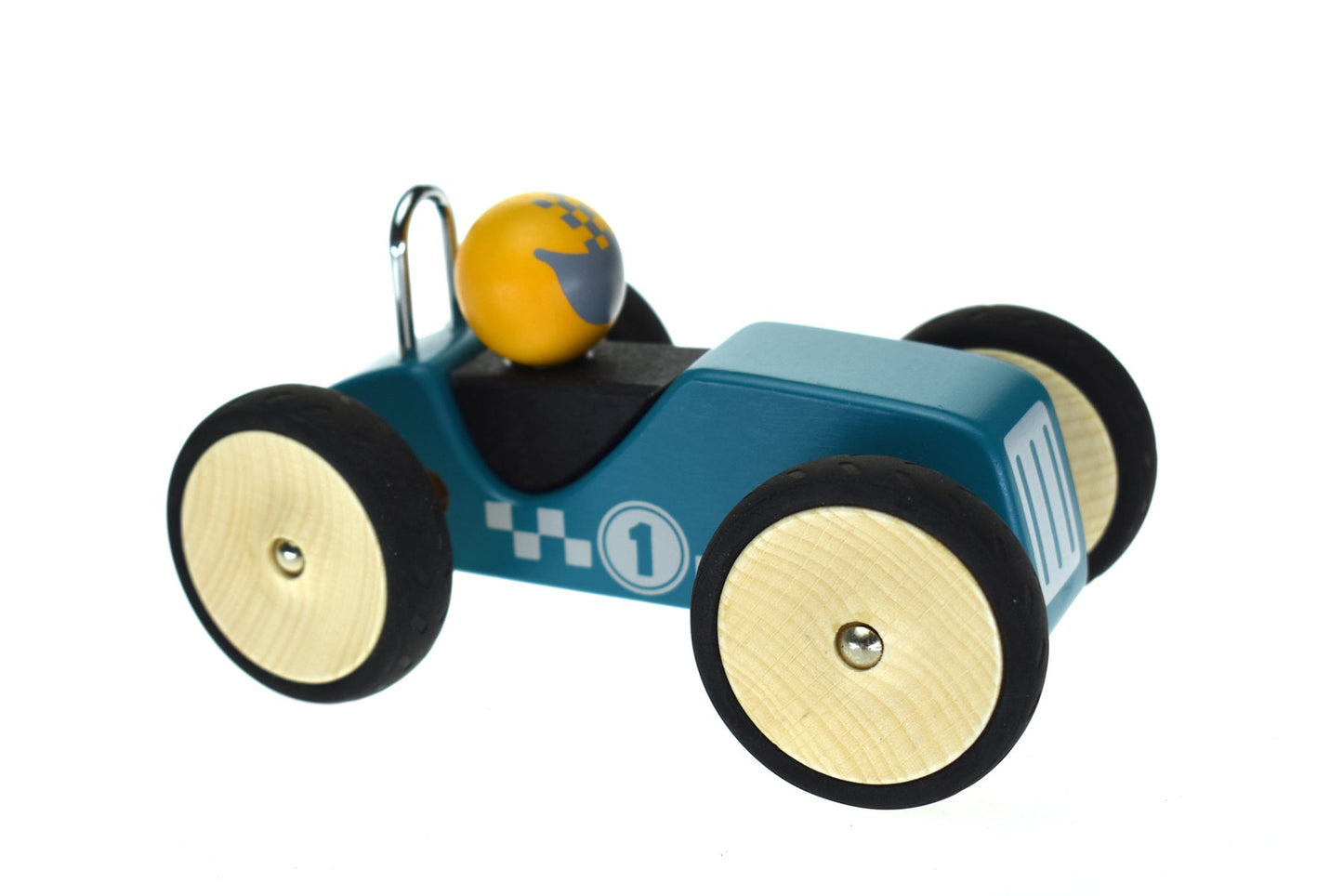 RETRO RACING CAR BLUE - LARGE - Bamboo Sprout