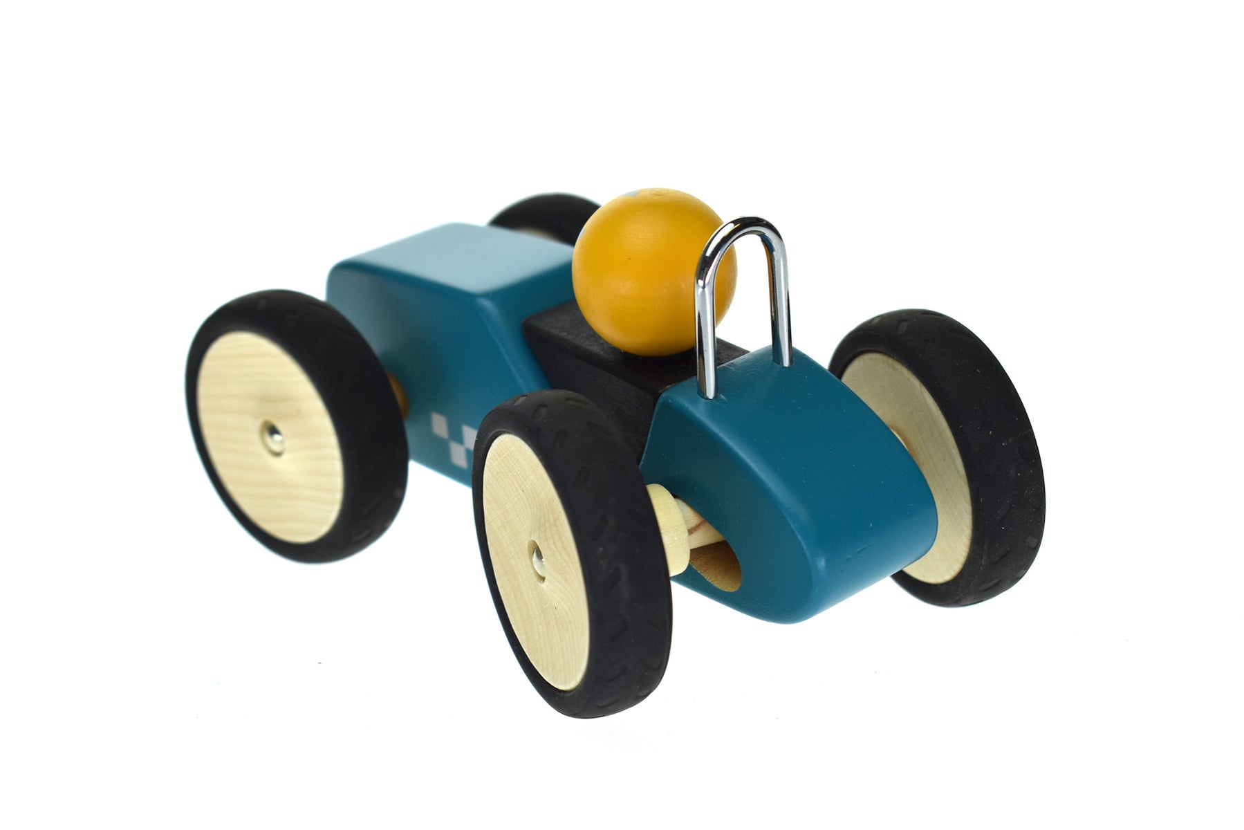 RETRO RACING CAR BLUE - LARGE - Bamboo Sprout