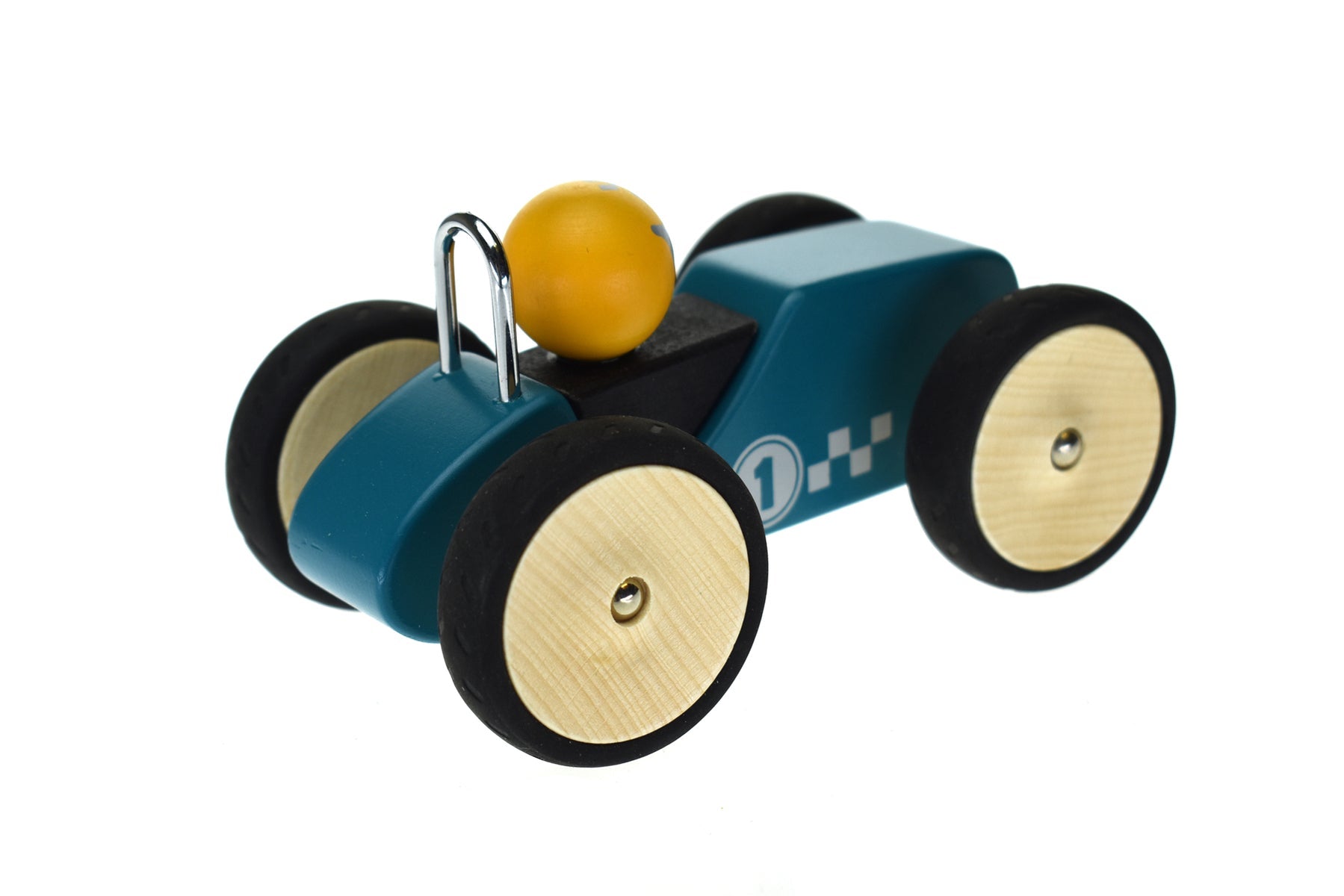 RETRO RACING CAR BLUE - LARGE - Bamboo Sprout