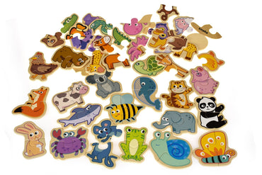 ANIMAL MATCHING 2 PIECE PUZZLE 66PCS - Bamboo Sprout