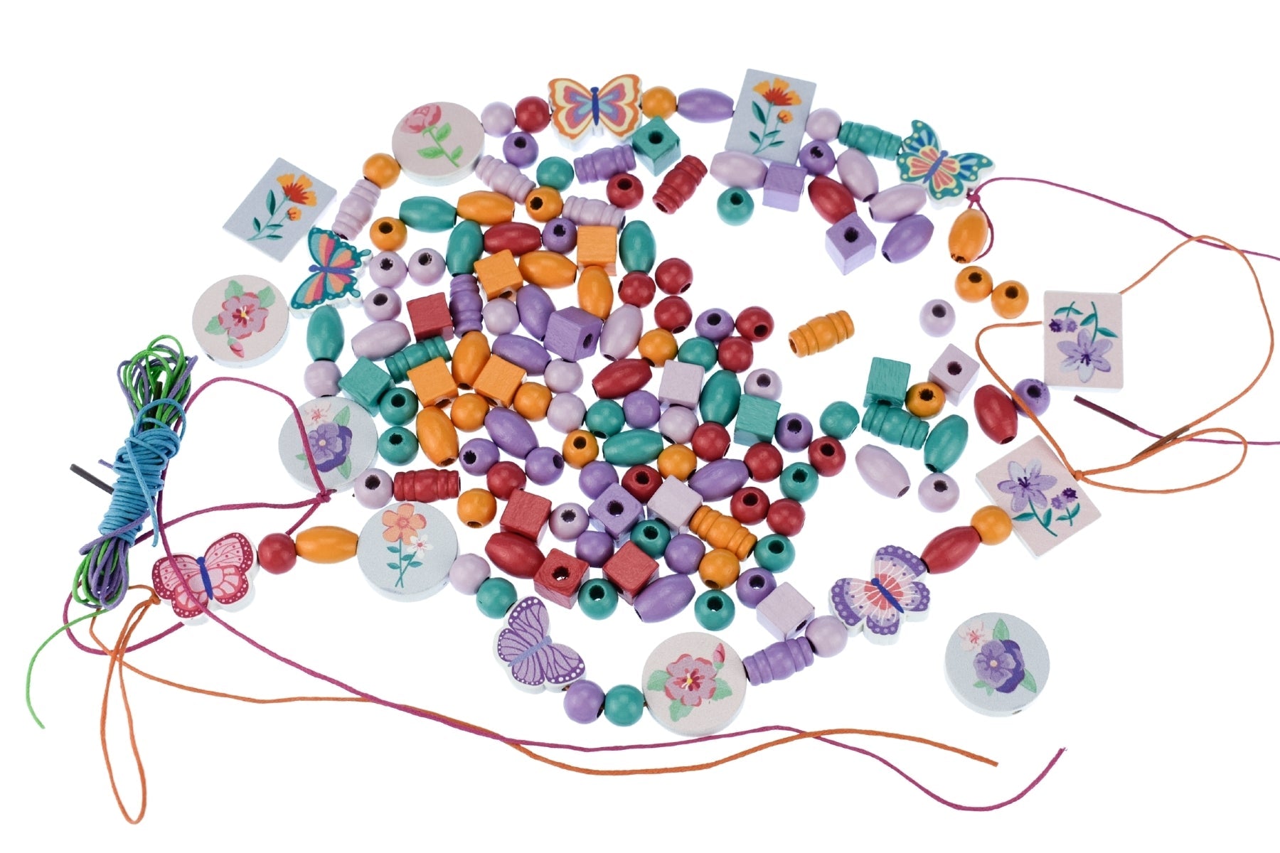 Kaper Kidz Rose Garden Bead Kit, a peg and tray puzzle game with colorful beads and flower-themed design.