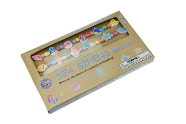 Sea Sirens Bead Kit by Kaper Kidz, a colorful peg and tray puzzle set featuring sea sirens and ocean-themed beads.