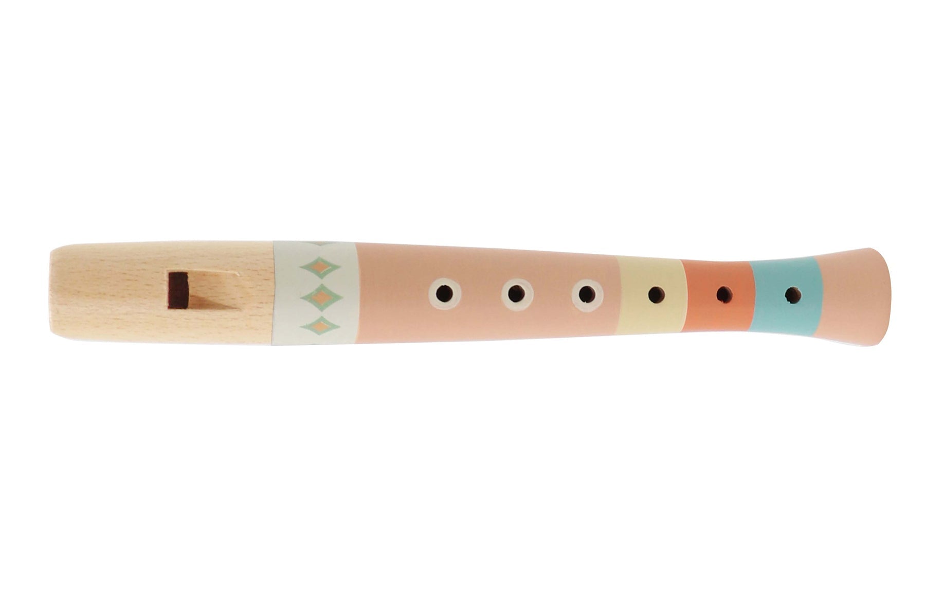 PATTERN PLAY WOODEN RECORDER PICCOLO ORANGE - Bamboo Sprout