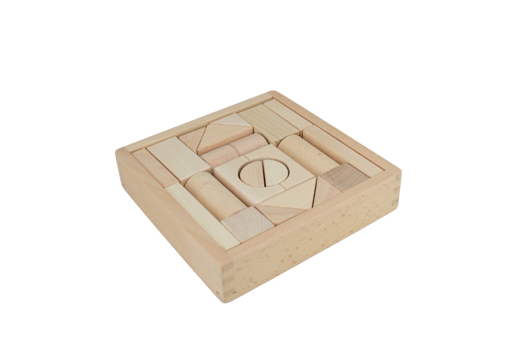 NATURAL WOODEN BLOCKS - 22PCS - Bamboo Sprout