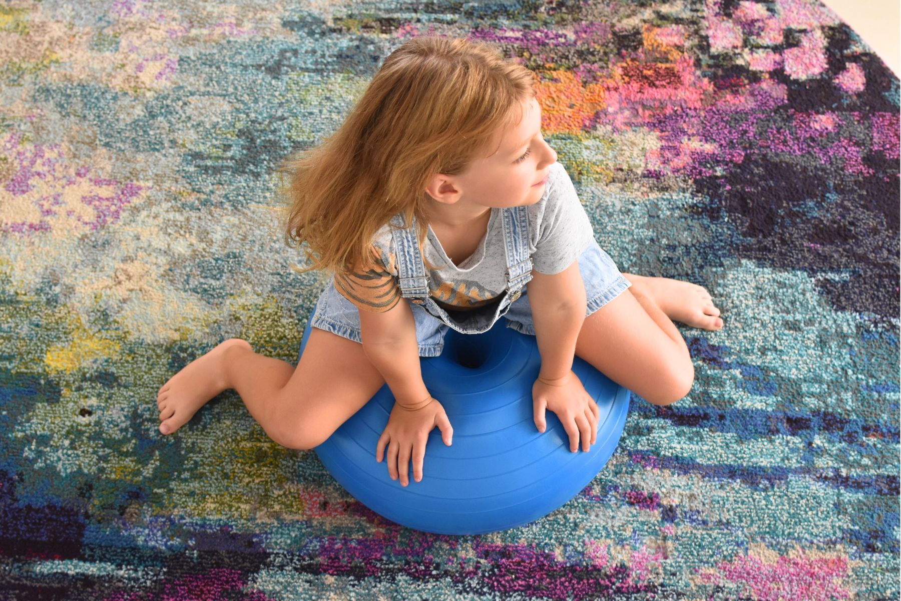 DONUT BALANCE BALL BLUE - Bamboo Sprout
