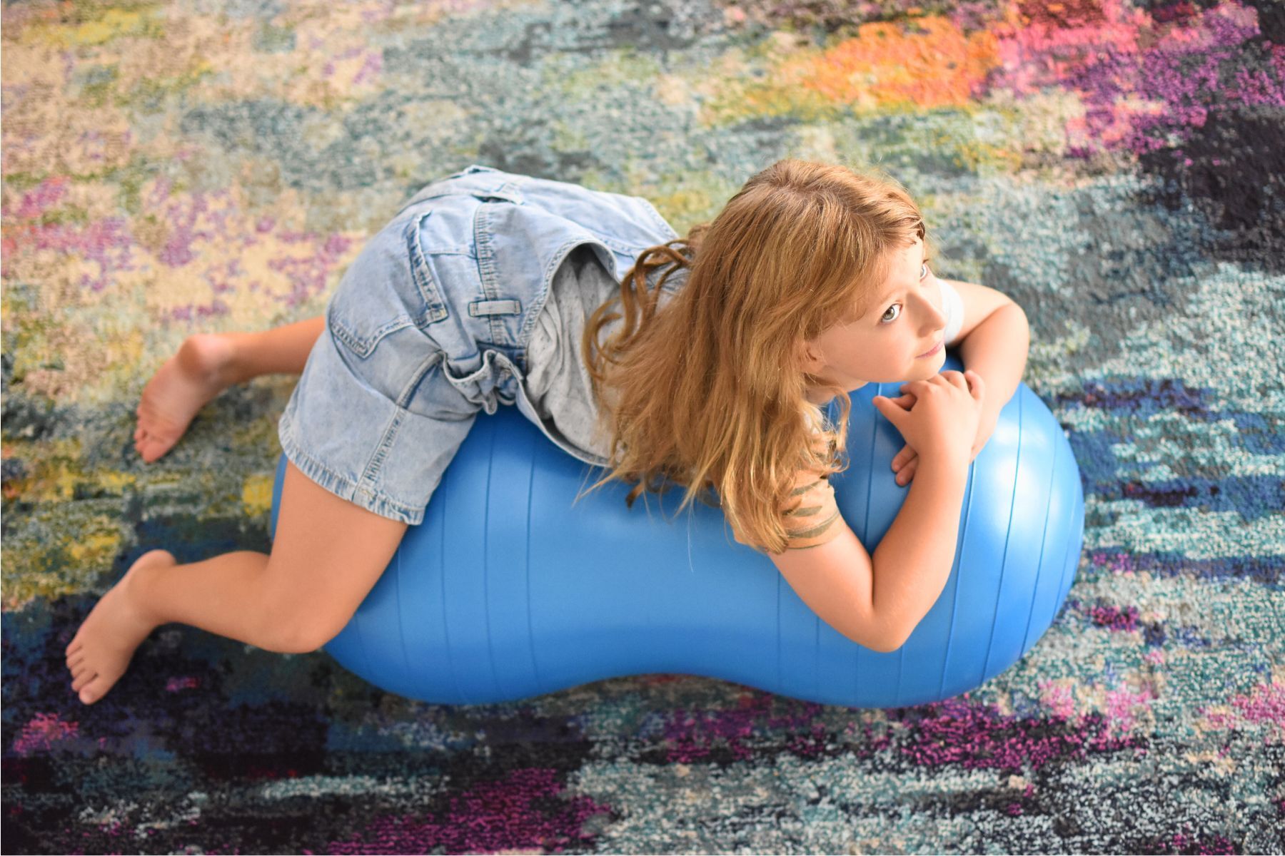 PEANUT BALANCE BALL BLUE - Bamboo Sprout