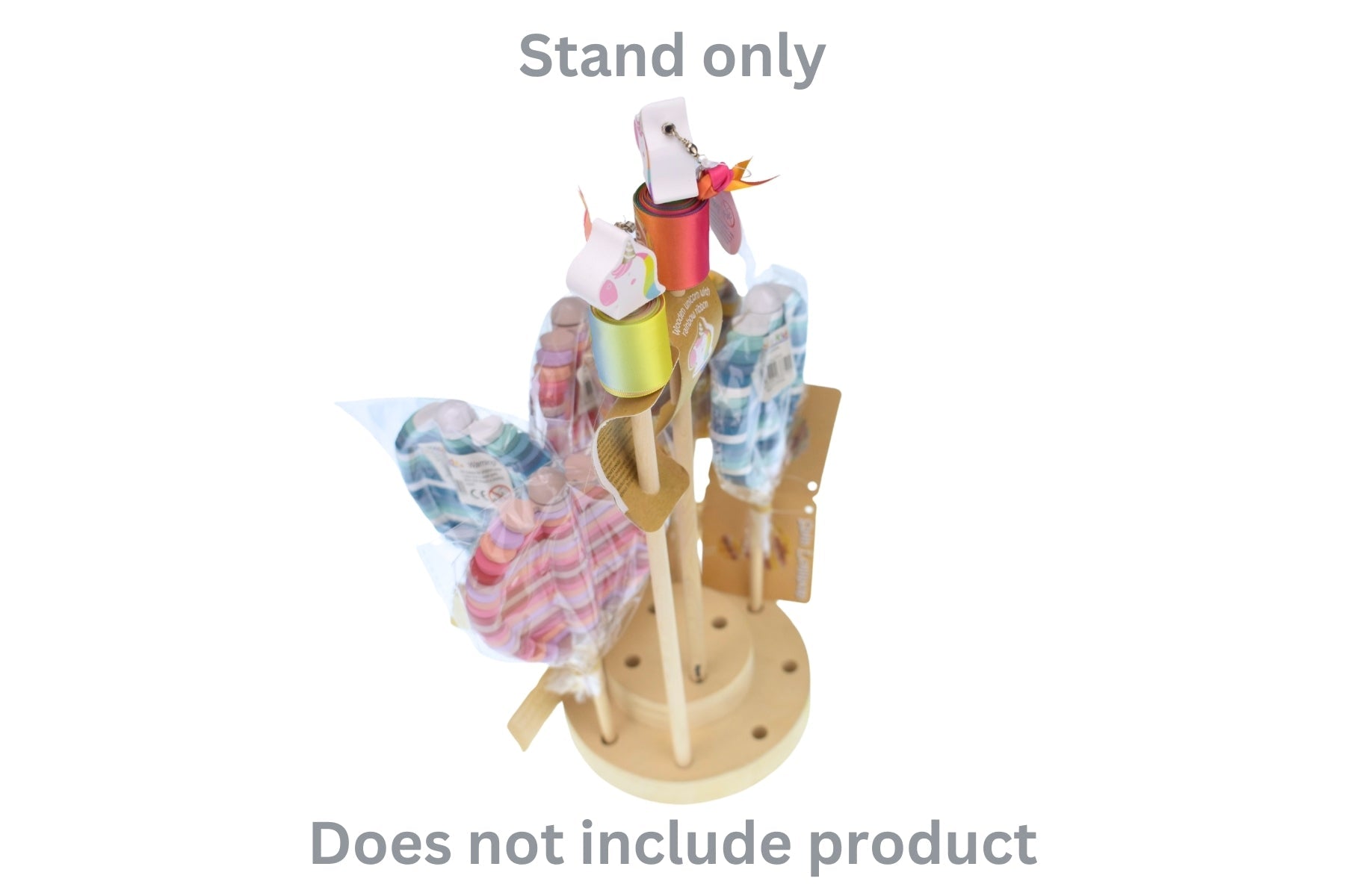 WOODEN ROUND STAND WITH 12 HOLES - Bamboo Sprout