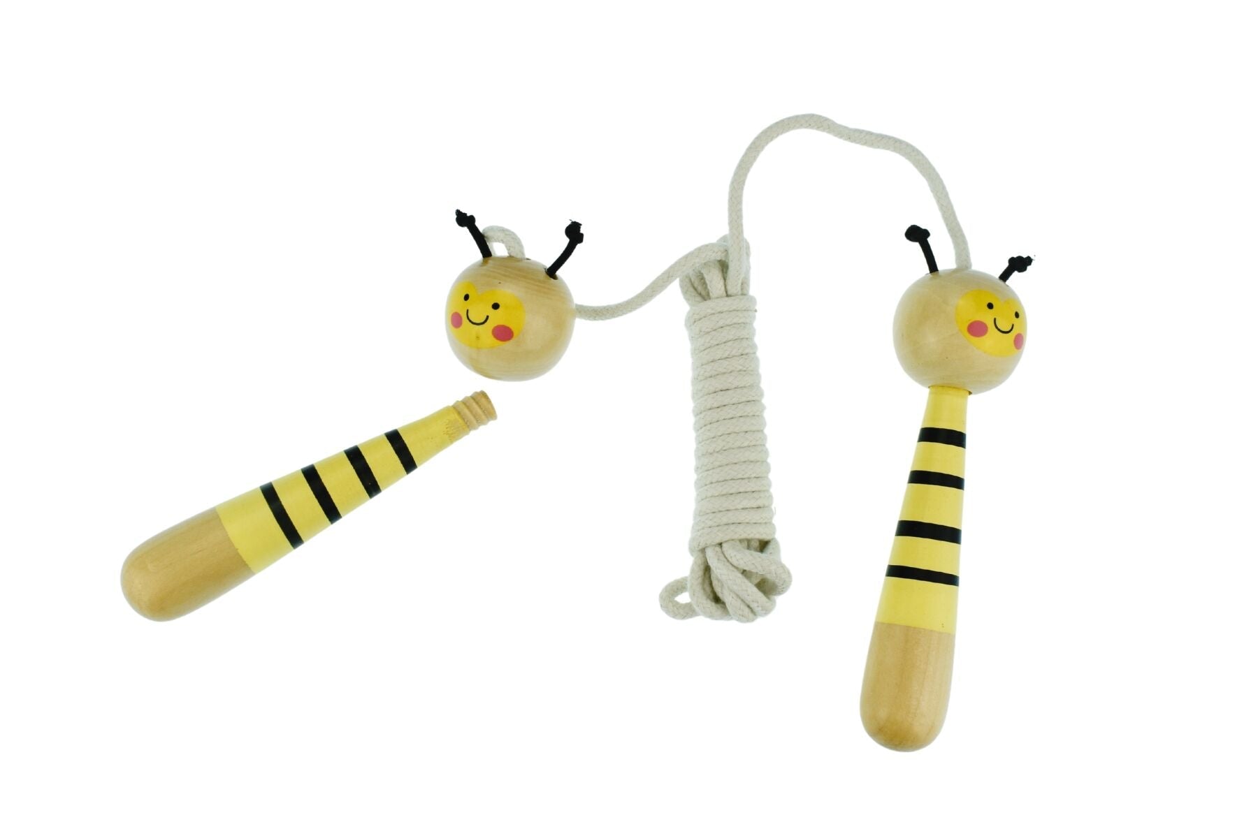 BUZZY DAYS BEE WOODEN ADJUSTABLE SKIPPING ROPE - Bamboo Sprout