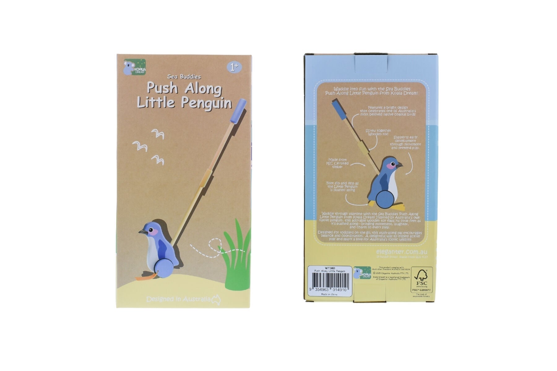 PUSH ALONG LITTLE PENGUIN - Bamboo Sprout