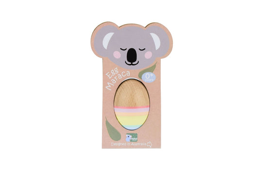 KOALA RAINBOW EGG SHAKER MARACA - Bamboo Sprout