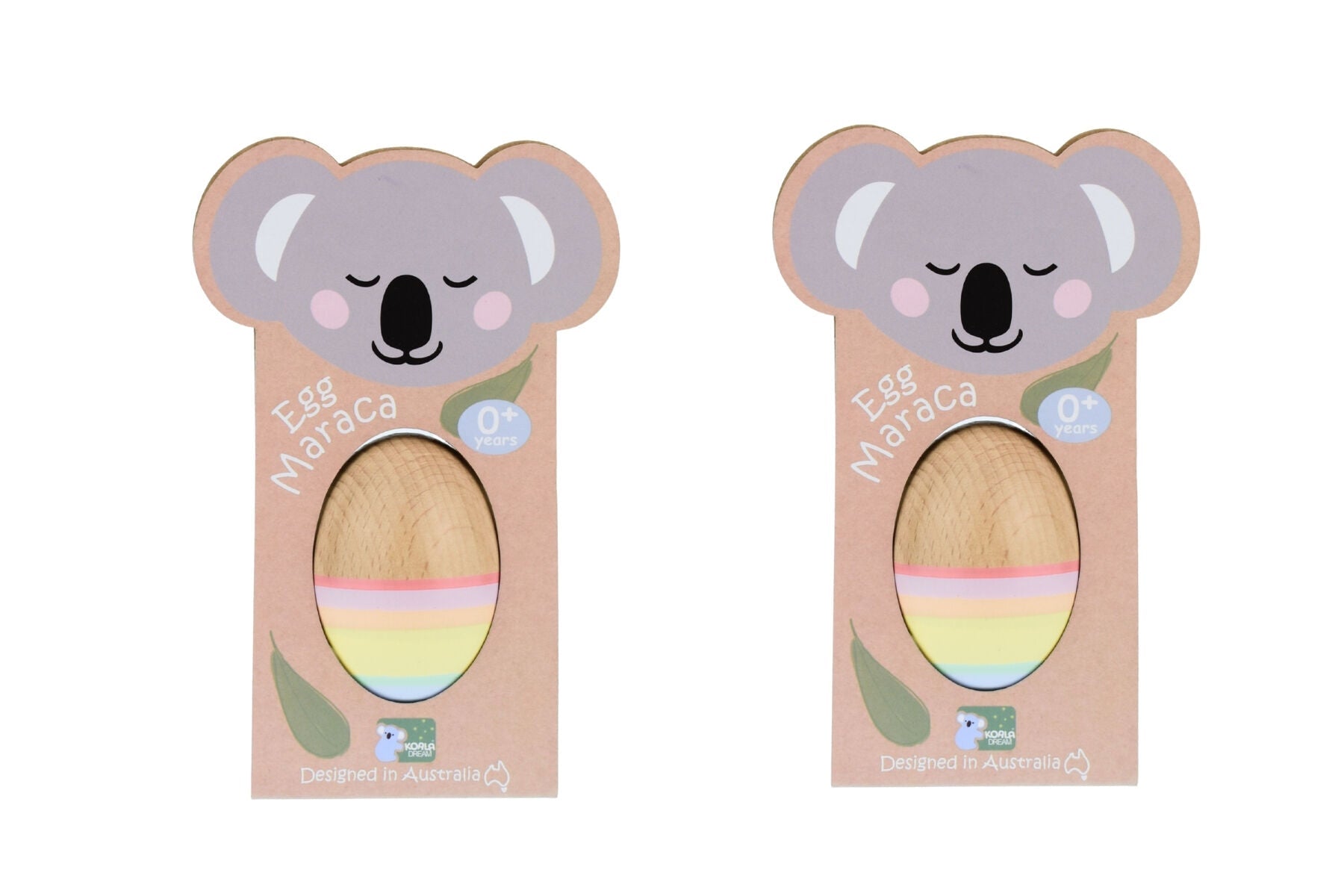 RAINBOW EGG SHAKER SET OF 2 - Bamboo Sprout
