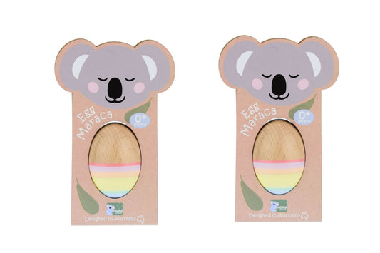 RAINBOW EGG SHAKER SET OF 2 - Bamboo Sprout