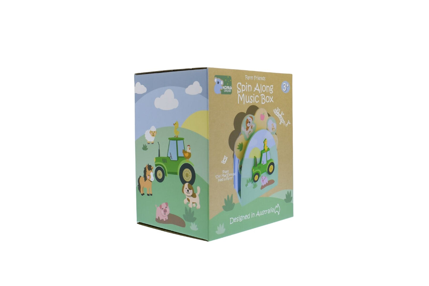 FARM FRIENDS SPIN ALONG MUSIC BOX - Bamboo Sprout