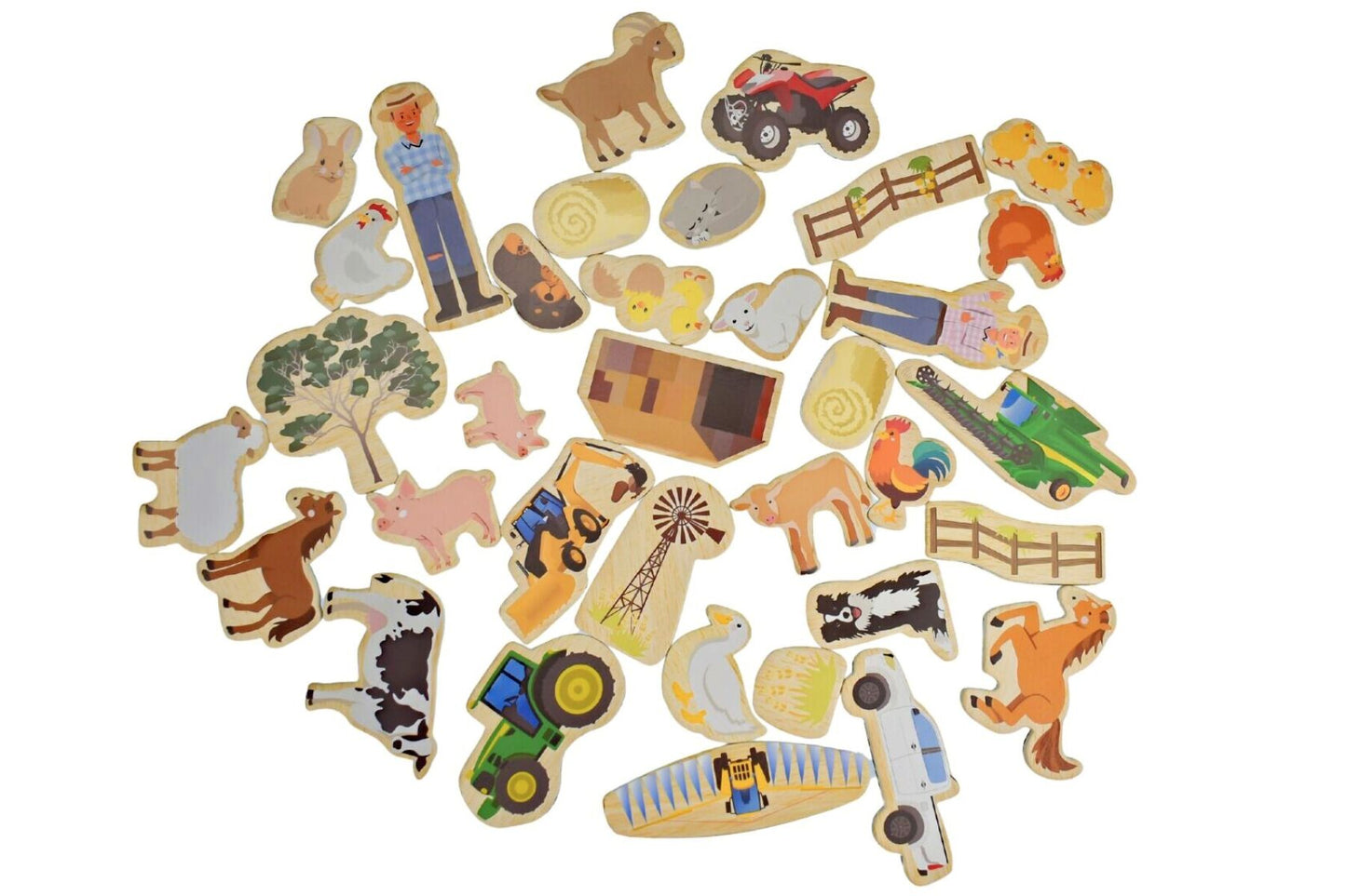 FRIDGE FRIENDS AUSSIE FARM MAGNETS 35PCS - Bamboo Sprout
