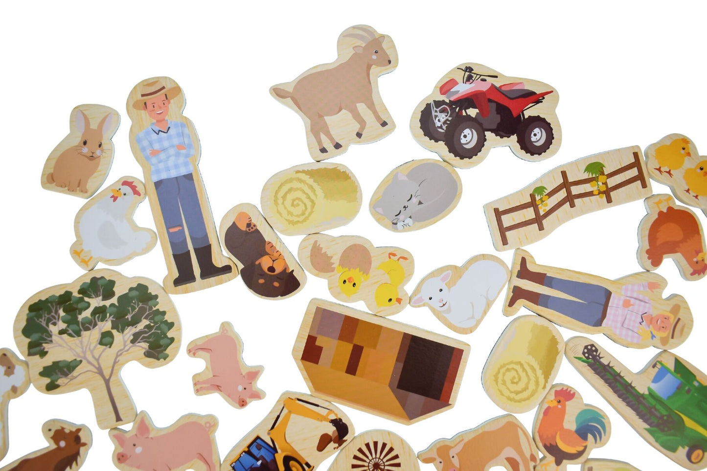 FRIDGE FRIENDS AUSSIE FARM MAGNETS 35PCS - Bamboo Sprout