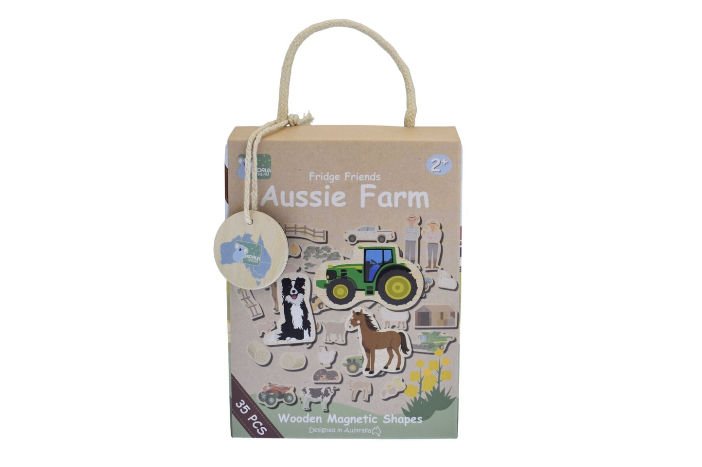 FRIDGE FRIENDS AUSSIE FARM MAGNETS 35PCS - Bamboo Sprout