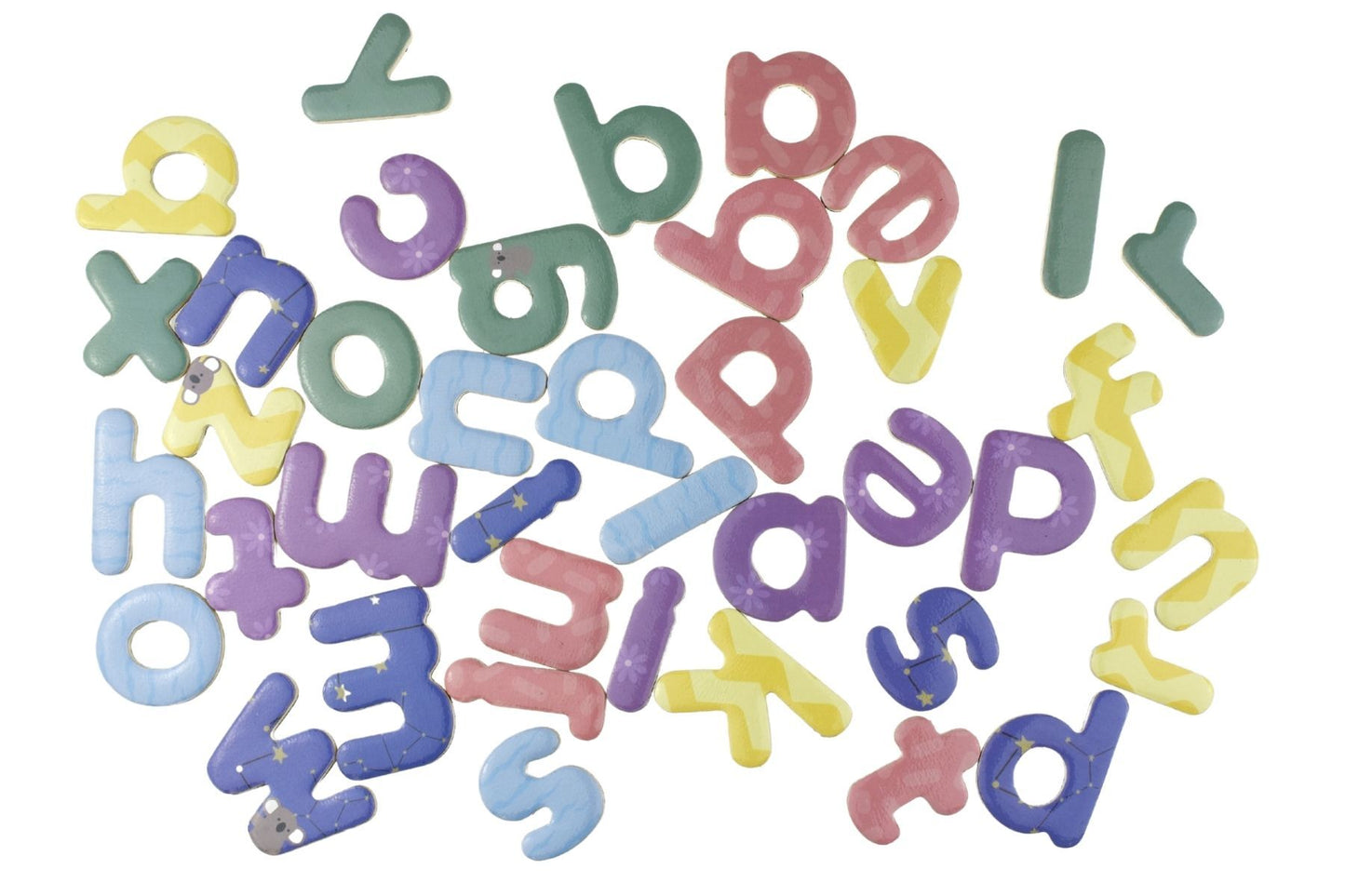 FRIDGE FRIENDS MAGNETIC ALPHABET LOWERCASE 40PCS - Bamboo Sprout