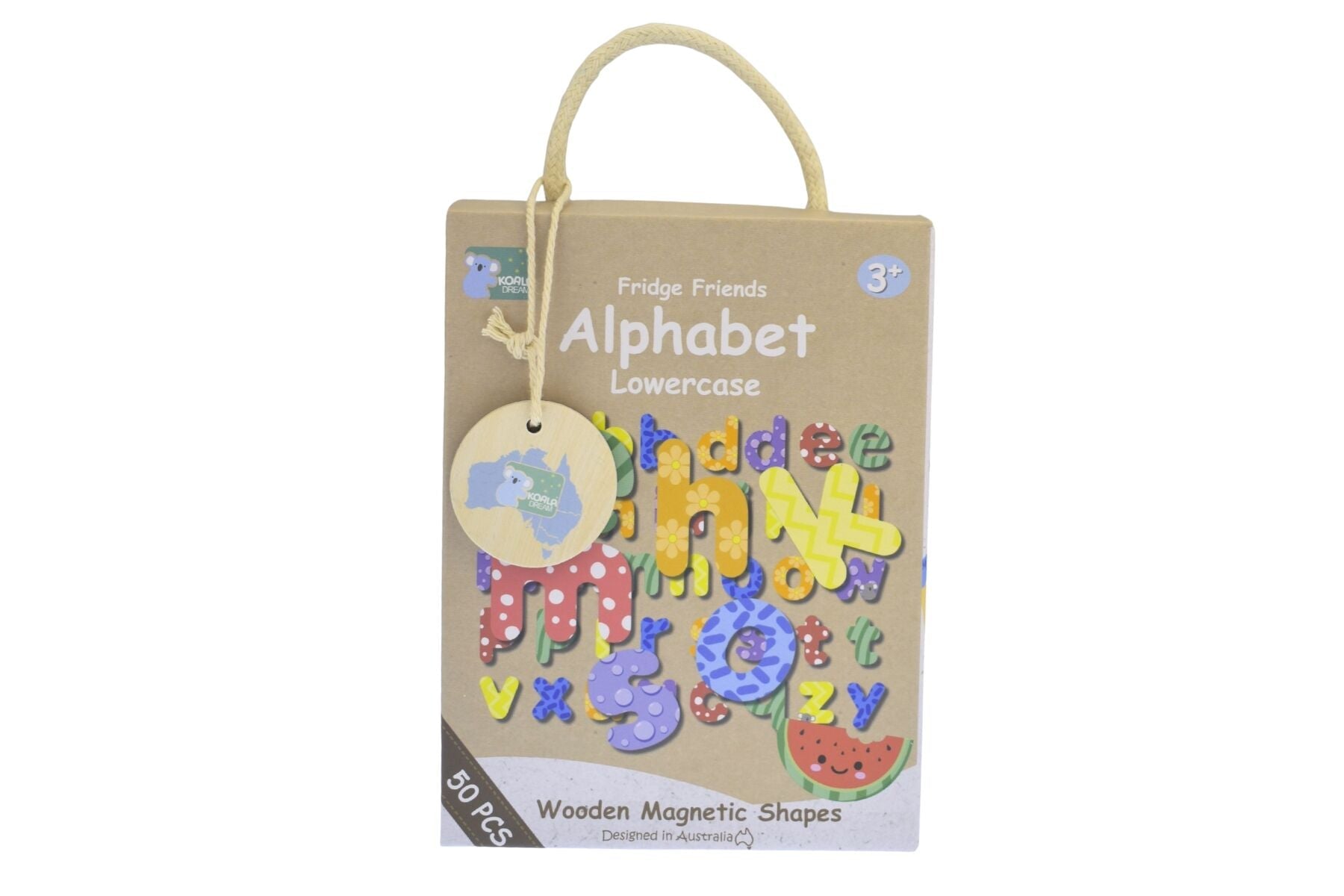 FRIDGE FRIENDS MAGNETIC ALPHABET LOWERCASE 50PCS - Bamboo Sprout