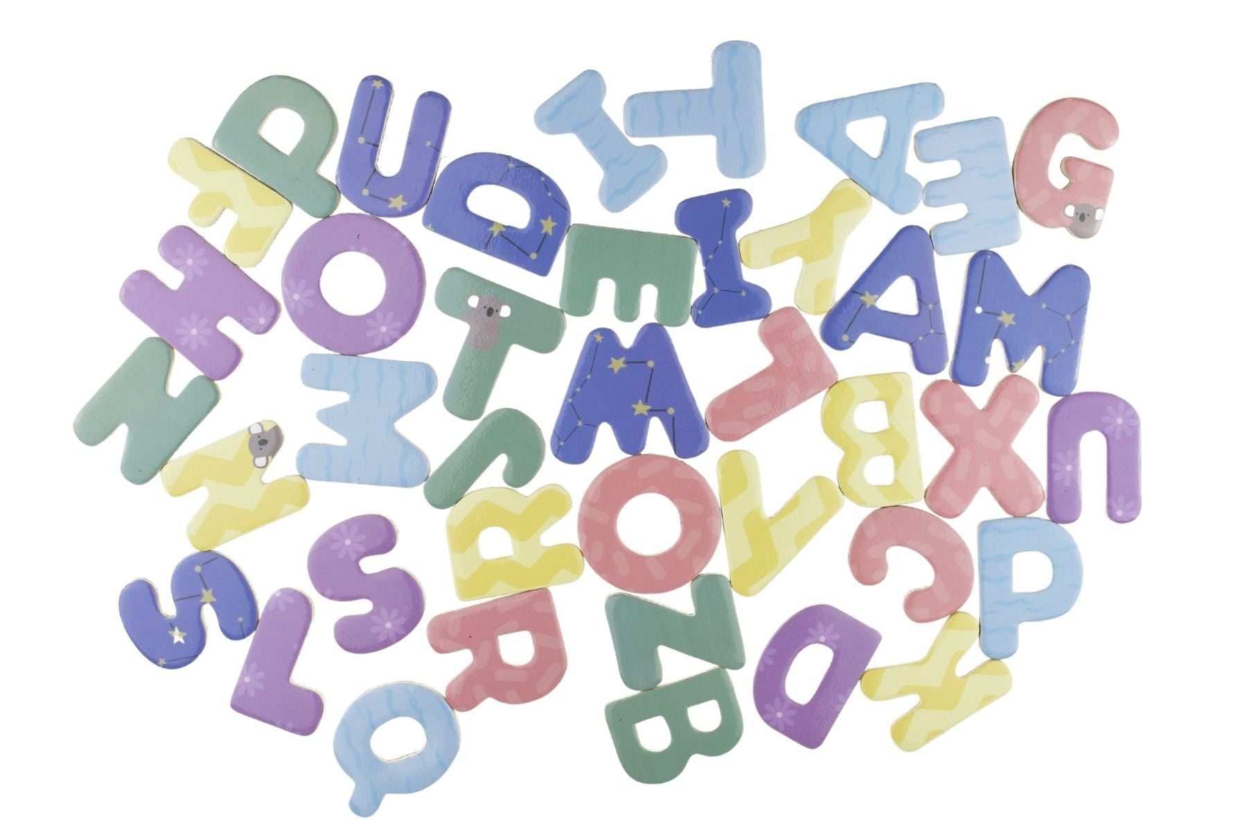 FRIDGE FRIENDS MAGNETIC ALPHABET UPPERCASE 40PCS - Bamboo Sprout