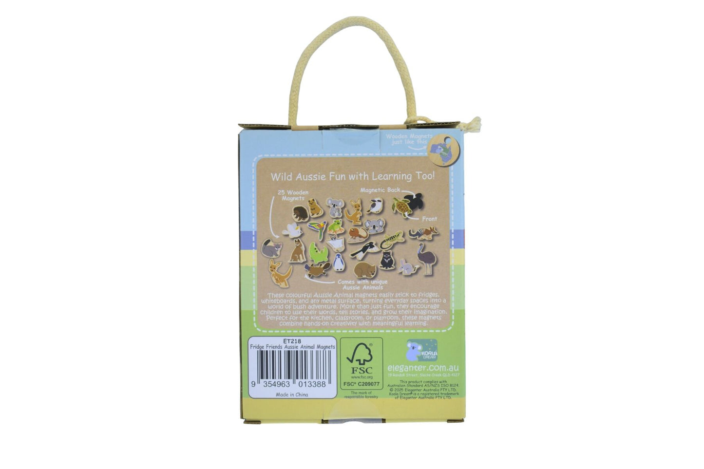 FRIDGE FRIENDS MAGNETIC AUSTRALIAN ANIMALS 25PCS - Bamboo Sprout