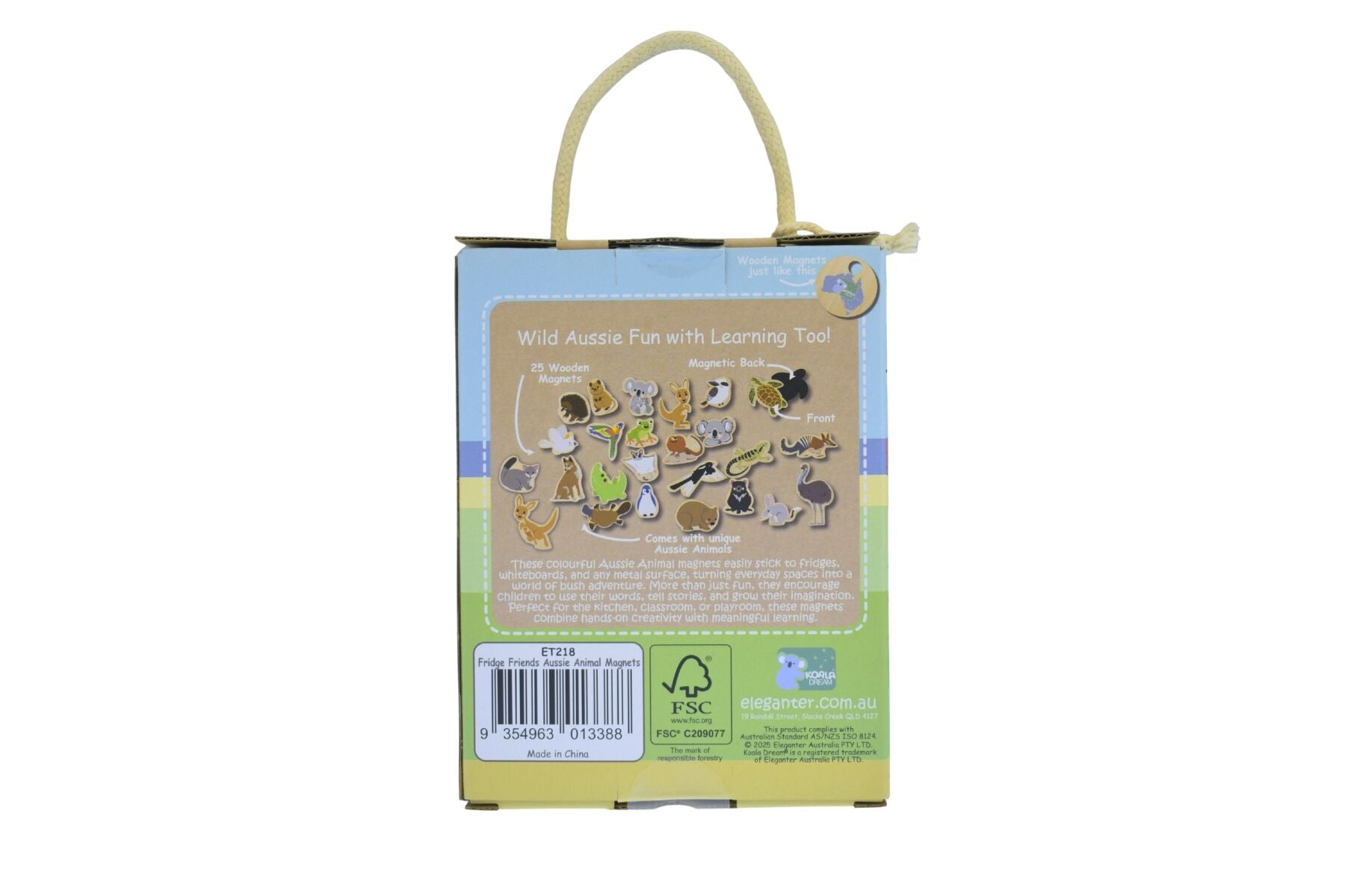 FRIDGE FRIENDS MAGNETIC AUSTRALIAN ANIMALS 25PCS - Bamboo Sprout